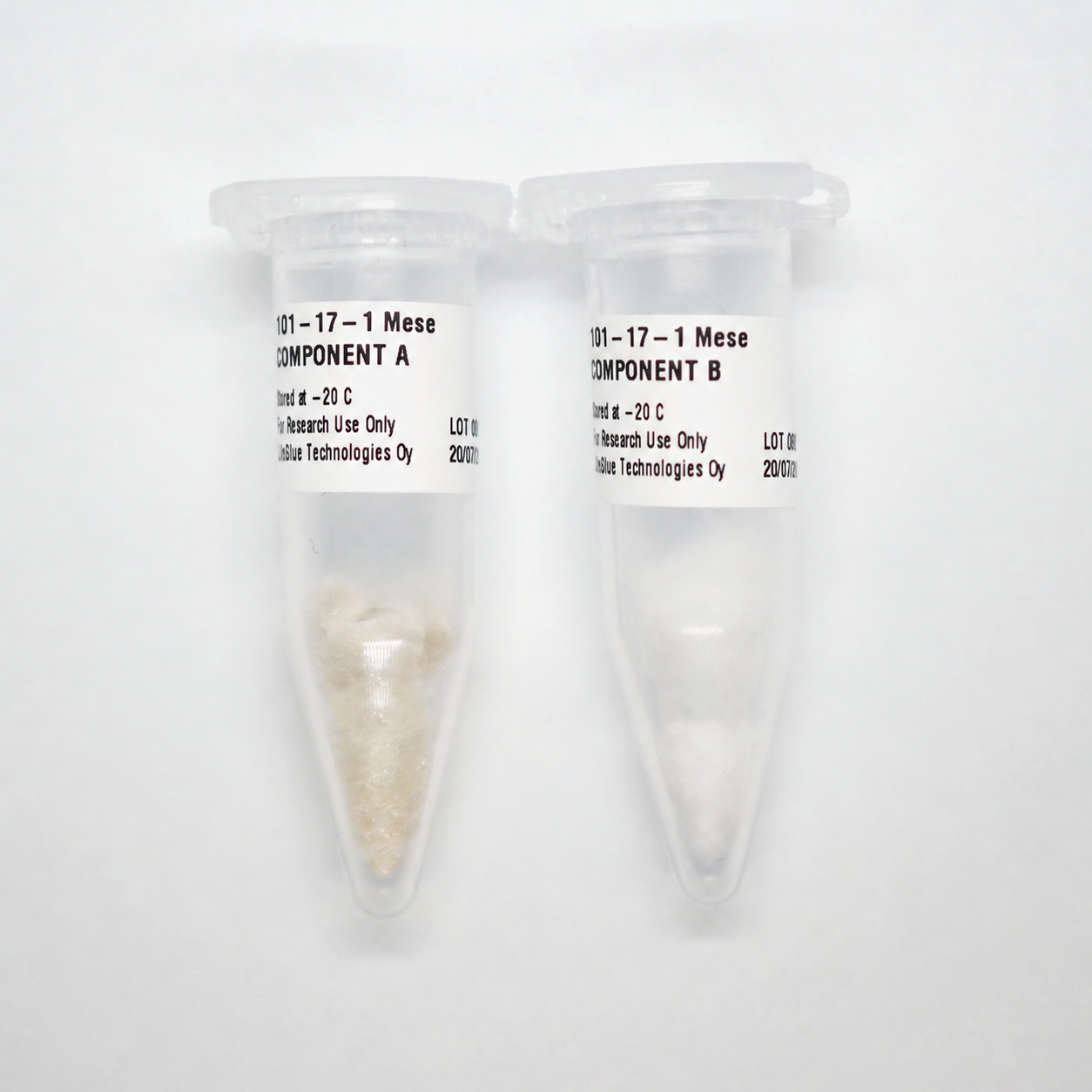 Glue4Life Mese hyaluronic acid hydrogel components