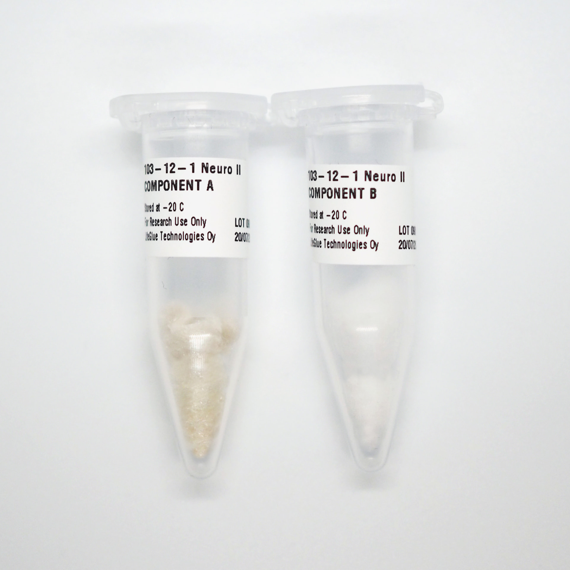 Glue4Life Neuro hyaluronic acid hydrogel components